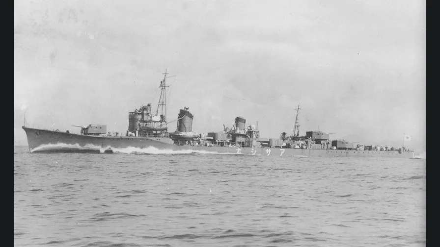 Japanese destroyer Asashio photo