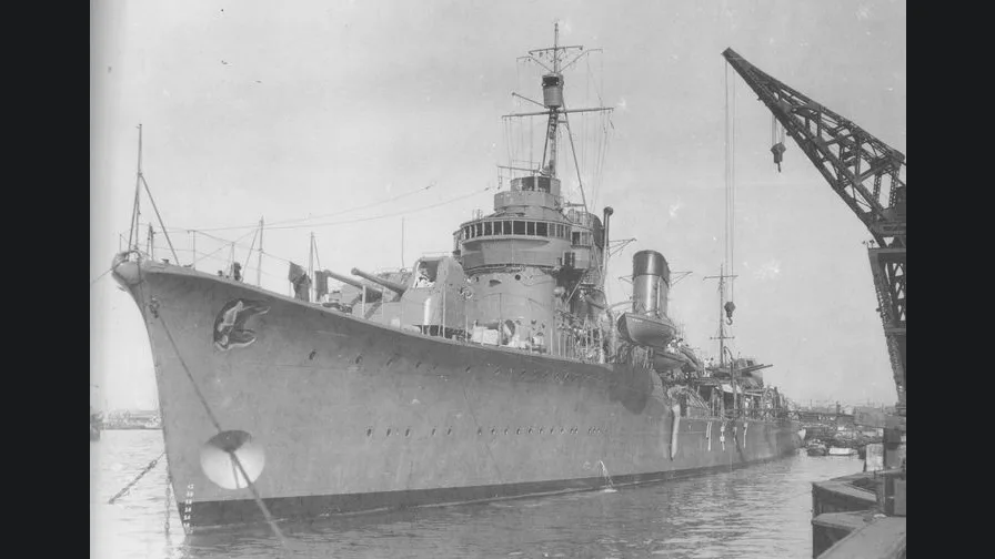 Japanese destroyer Amagiri photo
