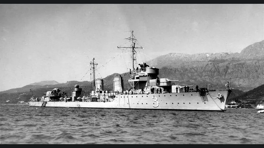 Yugoslav destroyer Zagreb photo
