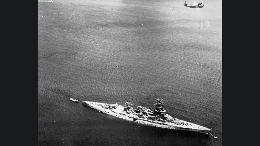 Japanese battleship Nagato photo
